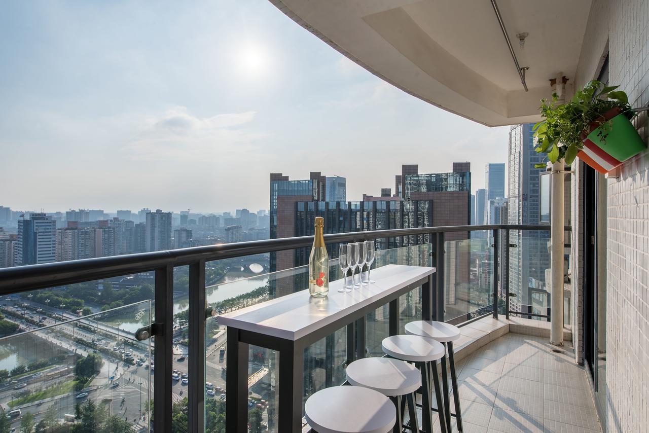 Pandahouse Aparthotel Chengdu Exterior foto